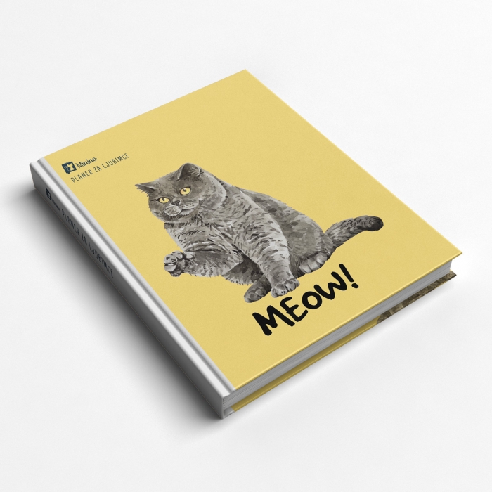 Planer za vaše ljubimce - Siva mačka 1