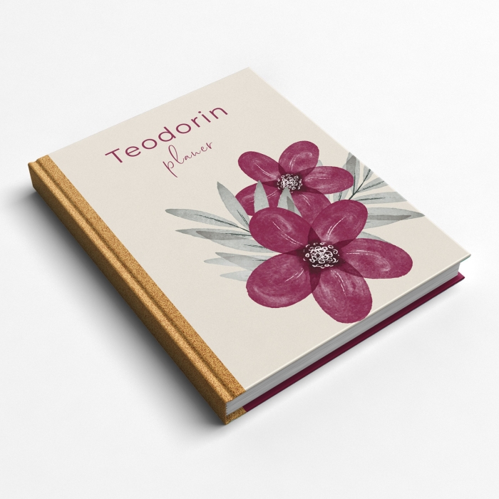 Personalizovani planer - Burgundy