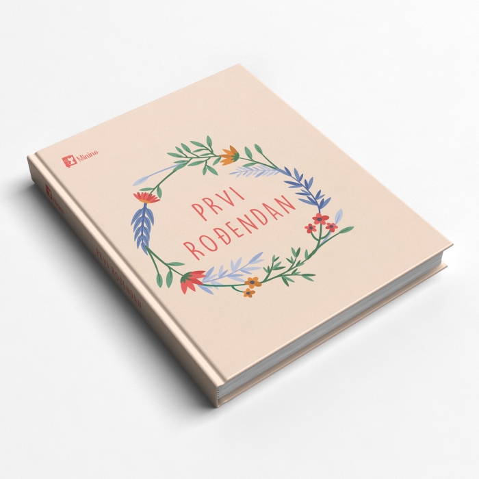 Planer za prvi rođendan - Venčić, roze