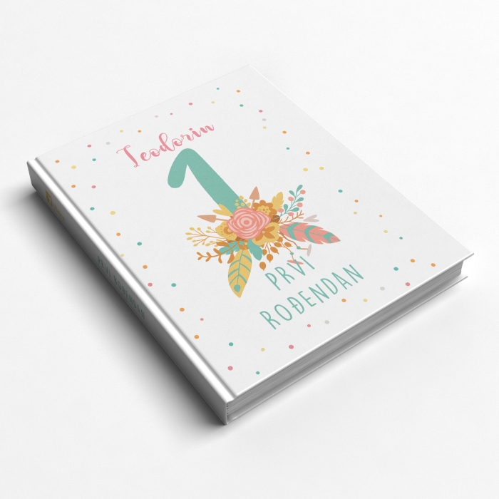 Personalizovani planer za prvi rođendan - Broj jedan