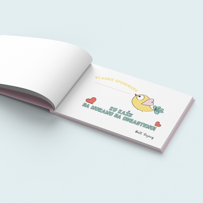 Spomenar želja za decu - jednorog 0